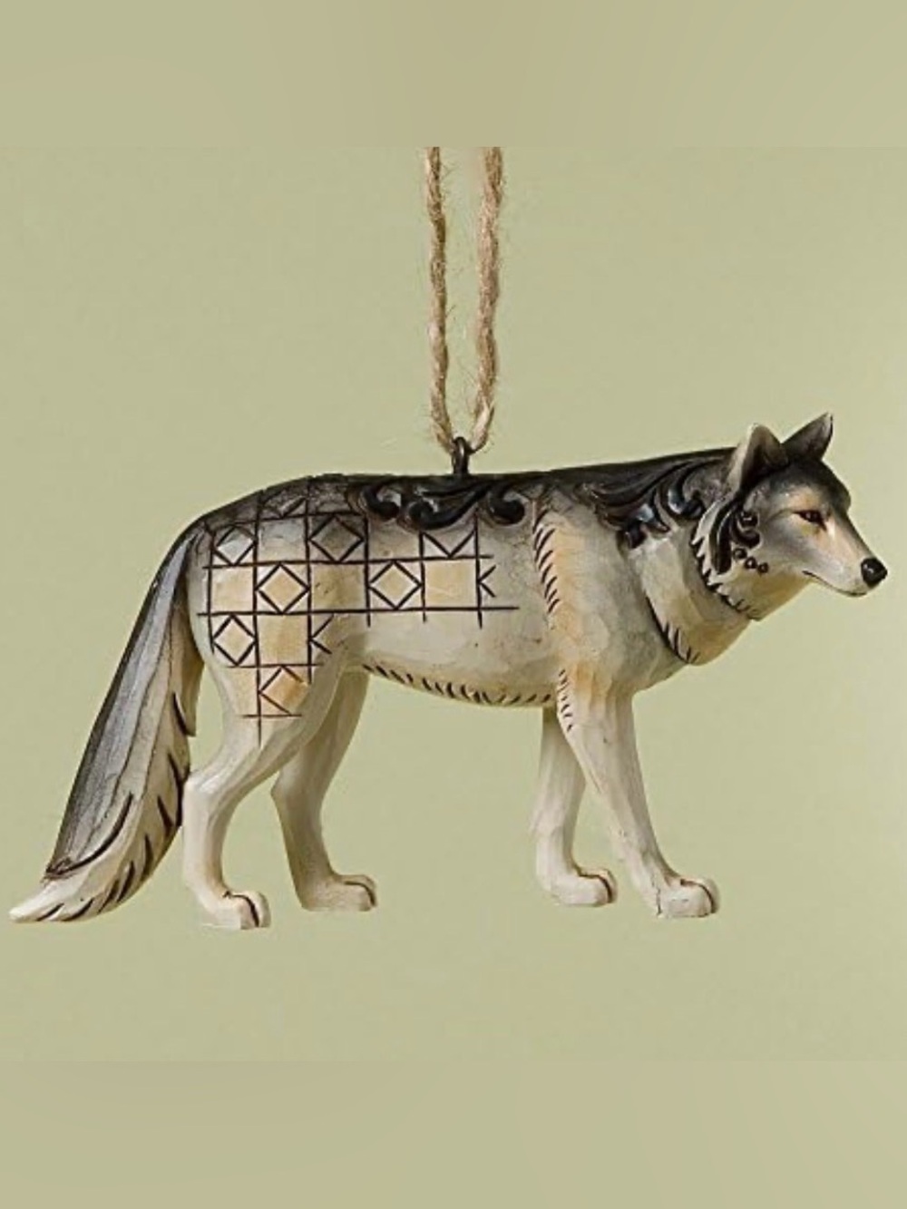 2011 Jim Shore Heartwood Creek Wolf Ornament New in Box Old Stock Christmas